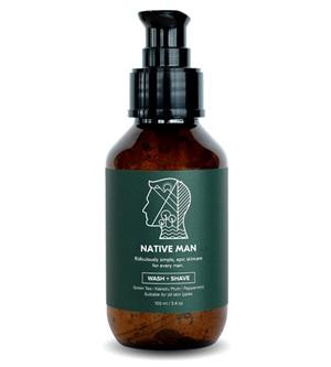 천연 남성화장품. 네이티브맨 페이스 워시 + 쉐이브젤 100ml. 원파인즈 천연 유기농 화장품 전문 쇼핑몰